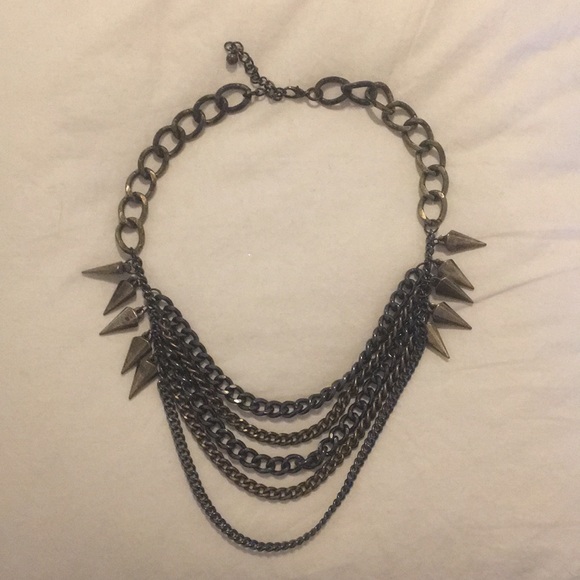 unknown Jewelry - Multi-chain mixed-metal Punk Style Necklace